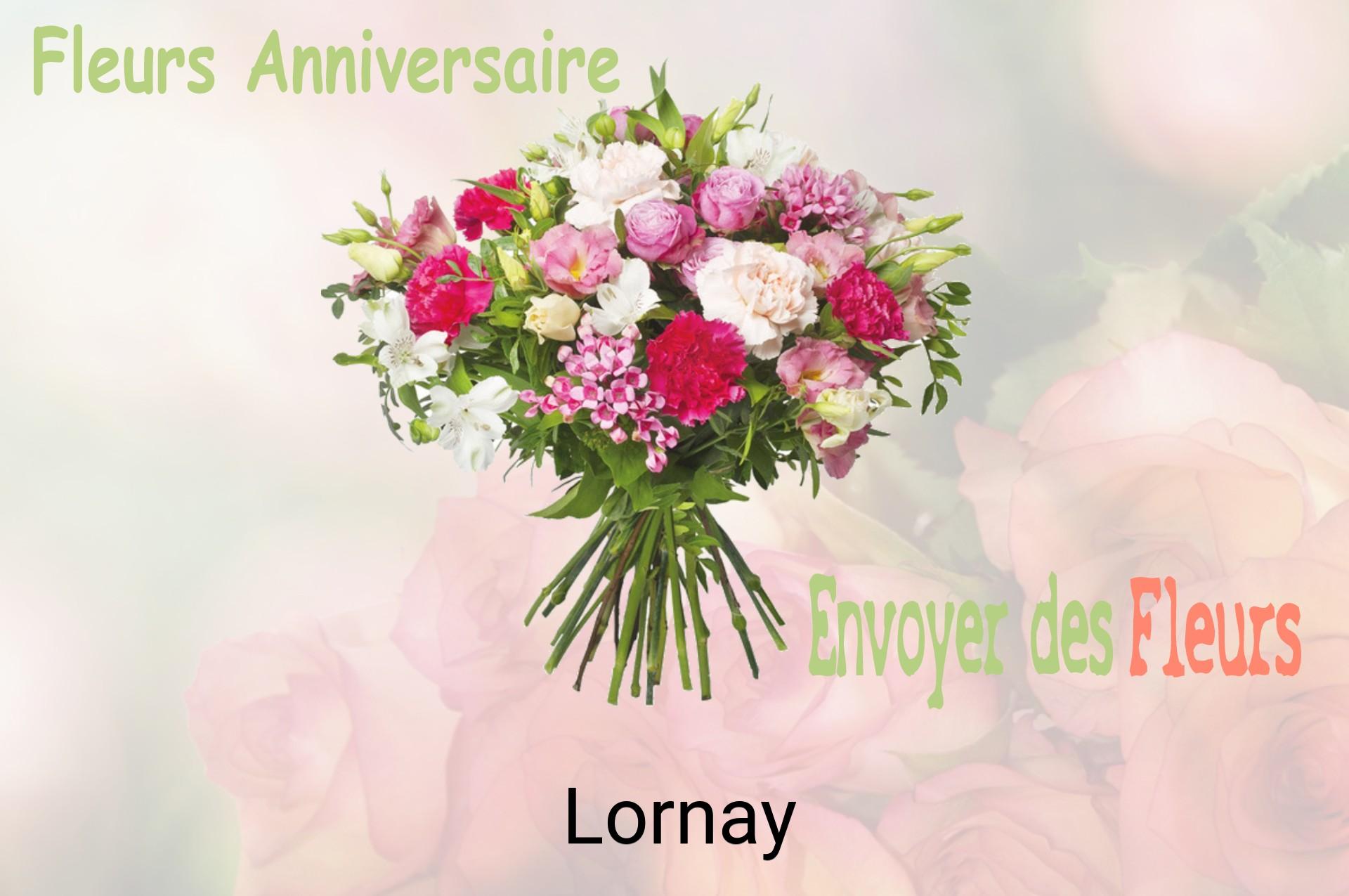 Bouquet de fleurs d’anniversaire livré à Lornay